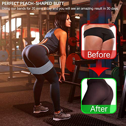 Resistance Bands for Legs and Butt ( set of 3 )