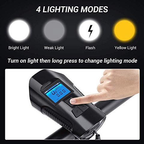 Bicycle Speedometer Headlight & Taillight