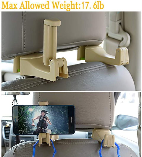 Car Headrest Hooks