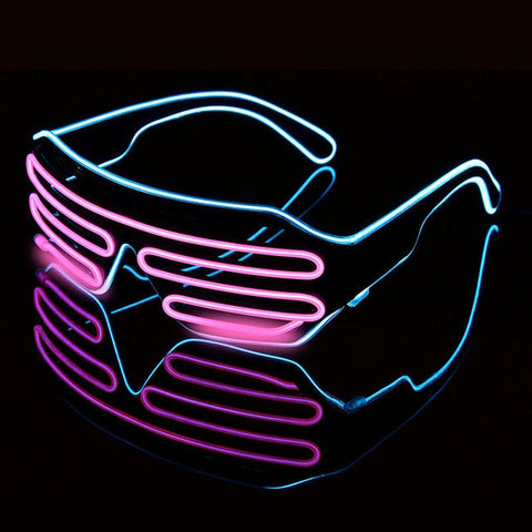 Neon LED Luminous  Glasses