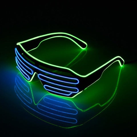 Neon LED Luminous  Glasses