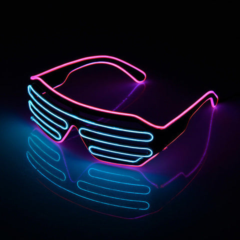 Neon LED Luminous  Glasses